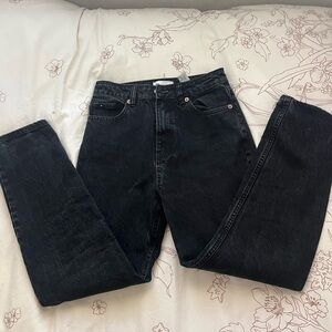Black Zara Mom Jeans